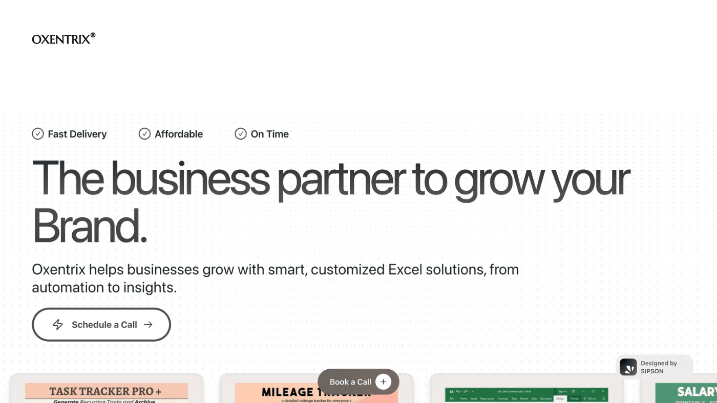 oxentrix project screenshot